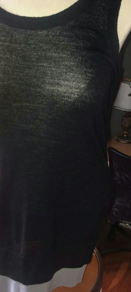 Black sleeveless long tunic - Picture 3 of 4